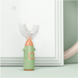 Children U-Shaped Silicone Toothbrush Manual Oral Care