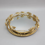 Circular European Style Decor Vanity Tray | Elegant Storage Solution. Decorative Trays