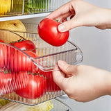 Clear Acrylic Fridge & Multipurpose Organizer Bin – 36.5 x 18.3 x 12.1 cm – Large Capacity