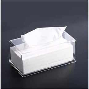 Clear Acrylic Serviette Holder Modern Napkin Dispenser Stylish & Functional Tableware Napkin Holders