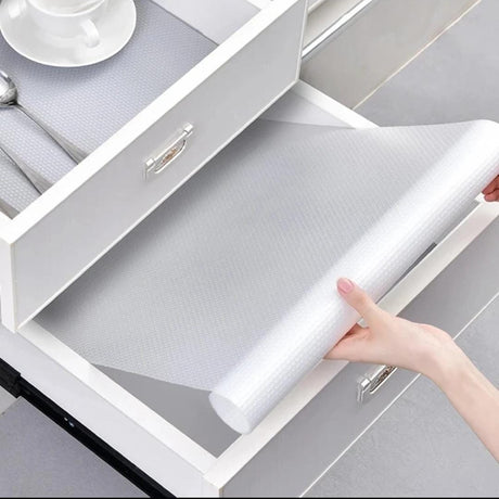 Clear Drawer Liners Oil Proof Moisture Cupboard Shelf Liner Mat
