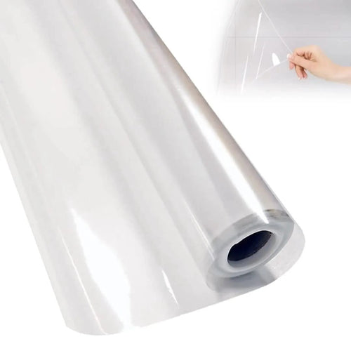 Clear Electrostatic Wall Protective Film 60x500cm Transparent Surface Cover decor Furniture Floor Protectors