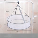 Clothes Drying Basket Double layer Hanging Net Pocket