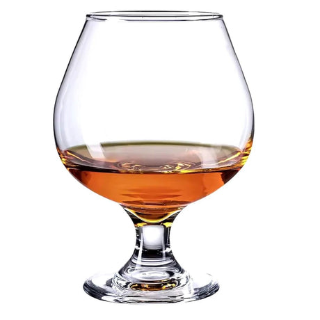 Cognac|Brandy|Large Wine Glass Set Color: Elegant Gold Capacity: 330ml per glass Material: Premium-quality glass Set Contains: 6 glasses Tableware