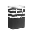 Collapsible Large Capacity Laundry Basket with Steel Handle Foldable Storage Solution for Home