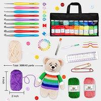 Complete DIY Hand Knitting and Crochet Tools Set 113pcs Kids essential Crochet Hooks
