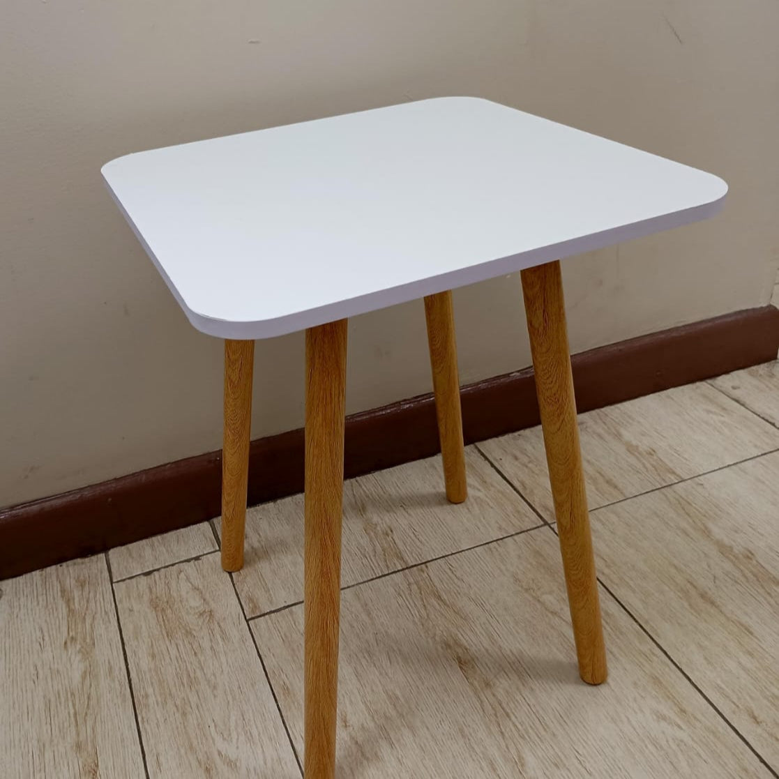 Contemporary Square Shaped Side Stool Table