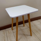Contemporary Square Shaped Side Stool Table