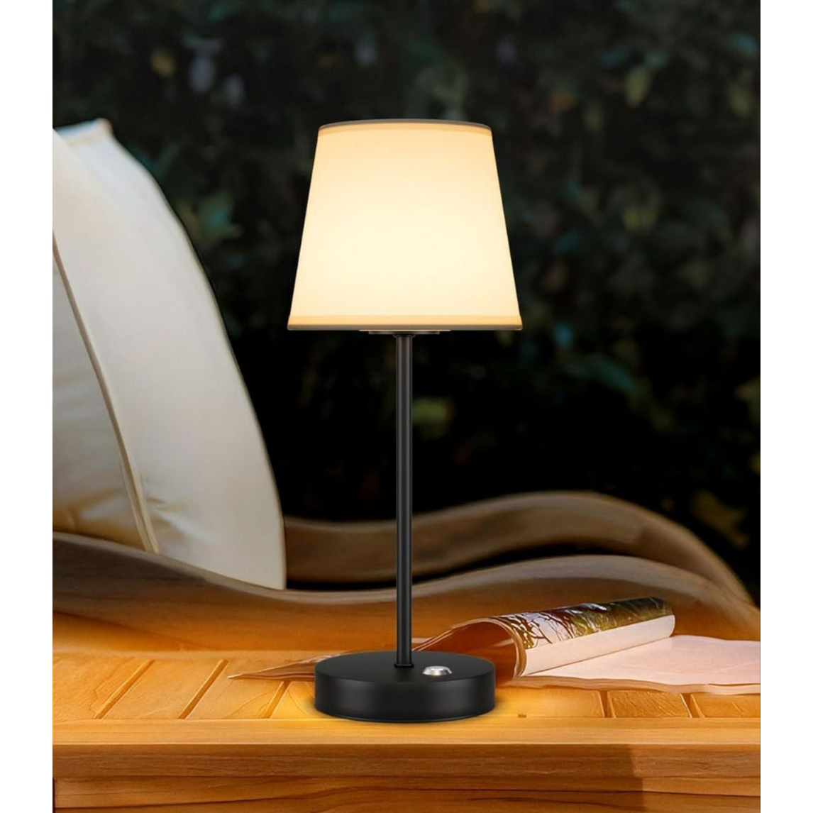 Cordless LED Rechargeable Table Lamp modern & portable.