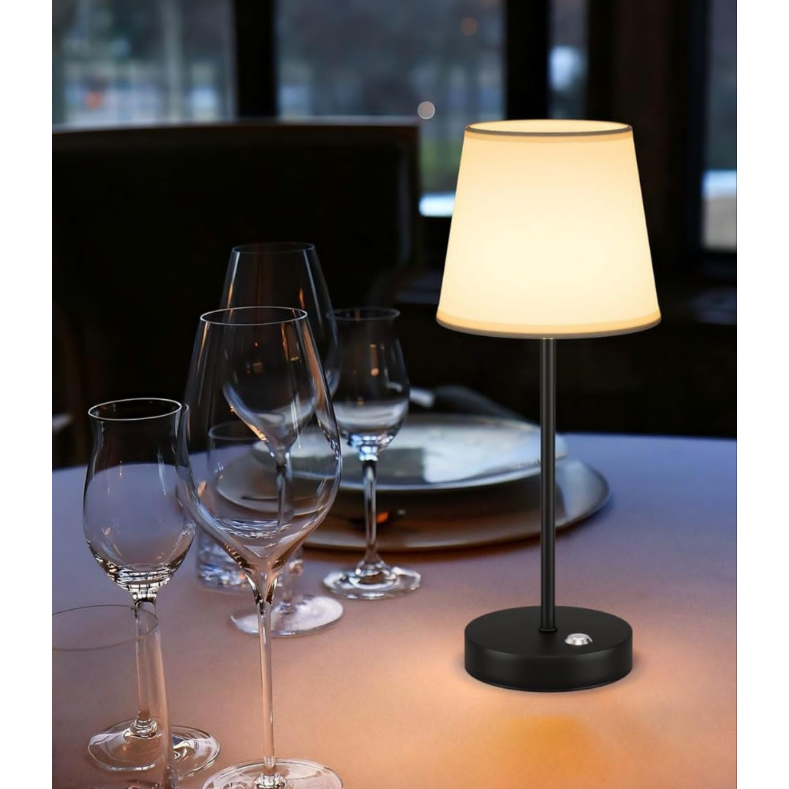 Cordless LED Rechargeable Table Lamp modern & portable.