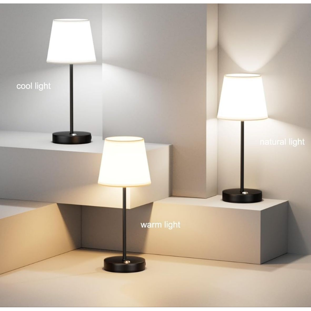 Cordless LED Rechargeable Table Lamp modern & portable.