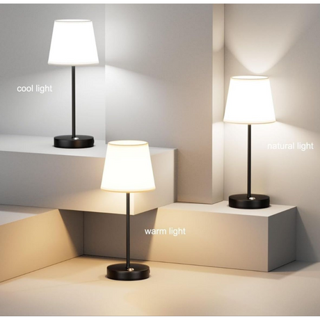 Cordless LED Rechargeable Table Lamp modern & portable.