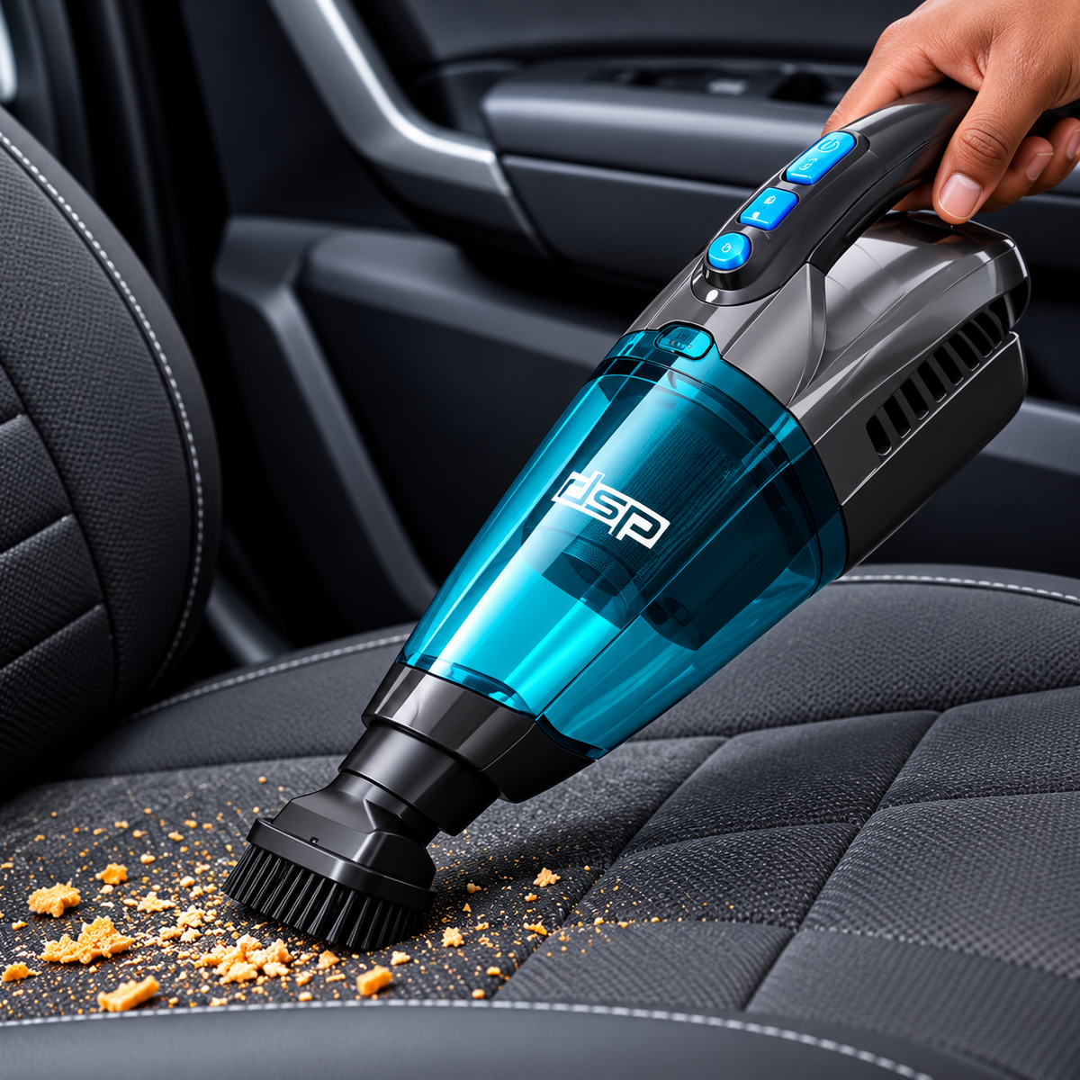 2-in-1 Cordless Vacuum Cleaner 120W with Detachable Handheld