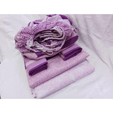 Cotton Bedsheets Set | 2 Flat Bedsheets, 1 Fitted Bedsheet, 2 Pillowcases | Size 6*7