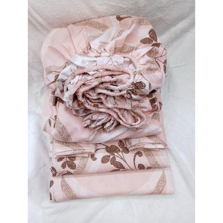 Cotton Bedsheets Set | 2 Flat Bedsheets, 1 Fitted Bedsheet, 2 Pillowcases | Size 6*7