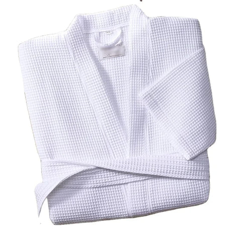 Cotton Waffle Bathrobe for Men and Women Soft, Lightweight & Absorbent