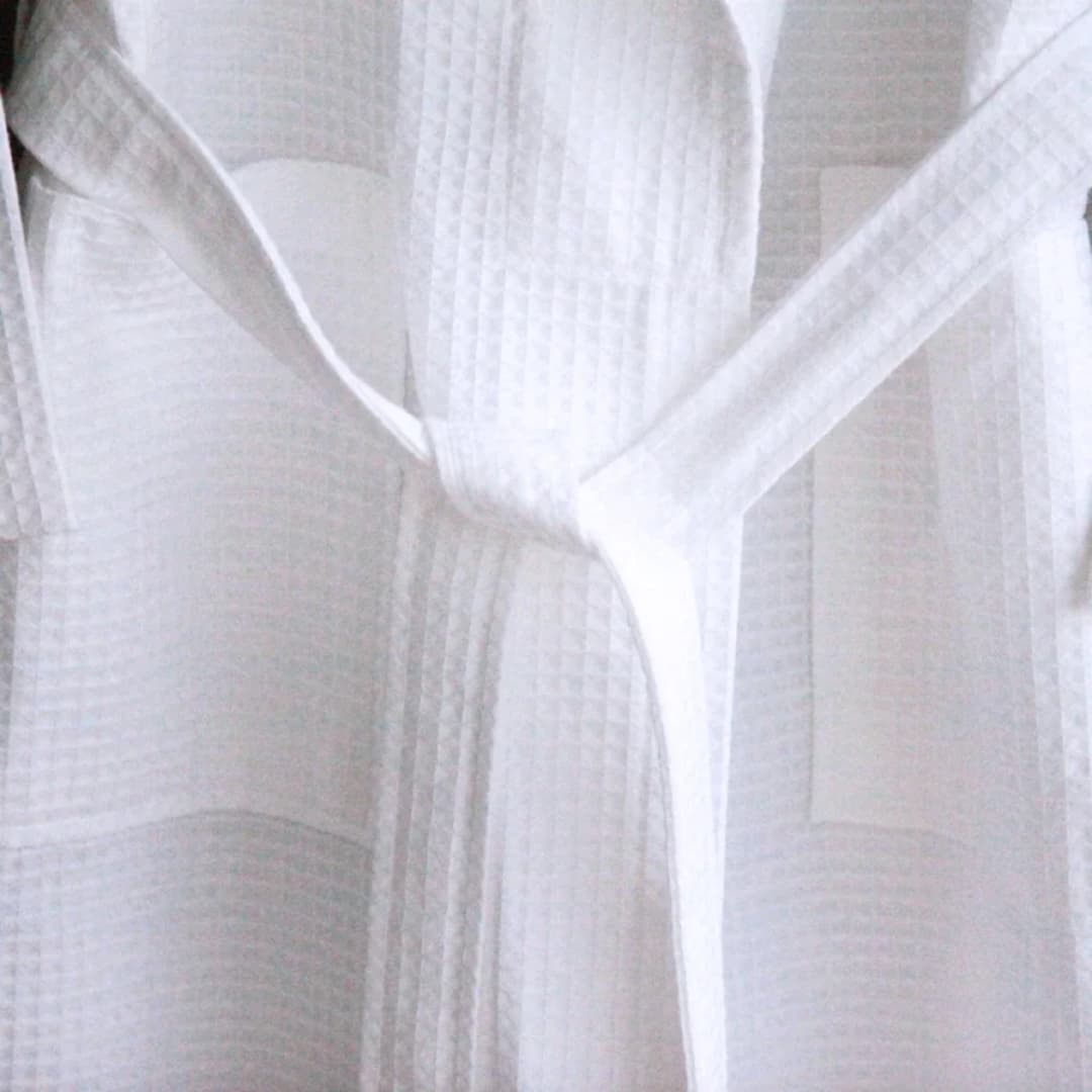 Cotton Waffle Bathrobe for Men and Women Soft, Lightweight & Absorbent