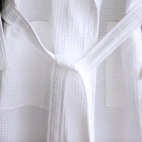 Cotton Waffle Bathrobe for Men and Women Soft, Lightweight & Absorbent