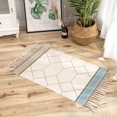 Cotton Woven Rugs | Versatile & Stylish Living Room Decor Rugs