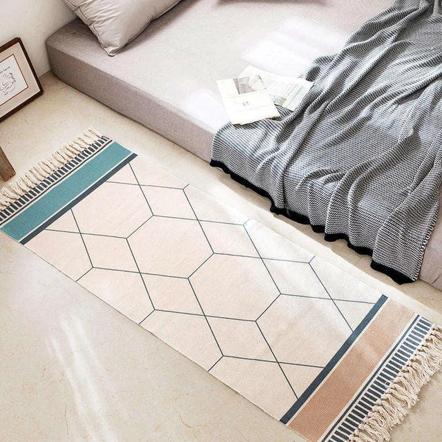 Cotton Woven Rugs | Versatile & Stylish Living Room Decor Rugs