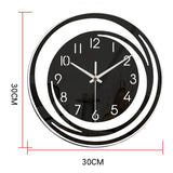 Creative 30cm Acrylic Wall Clock Modern Nordic Minimalist Silent Design