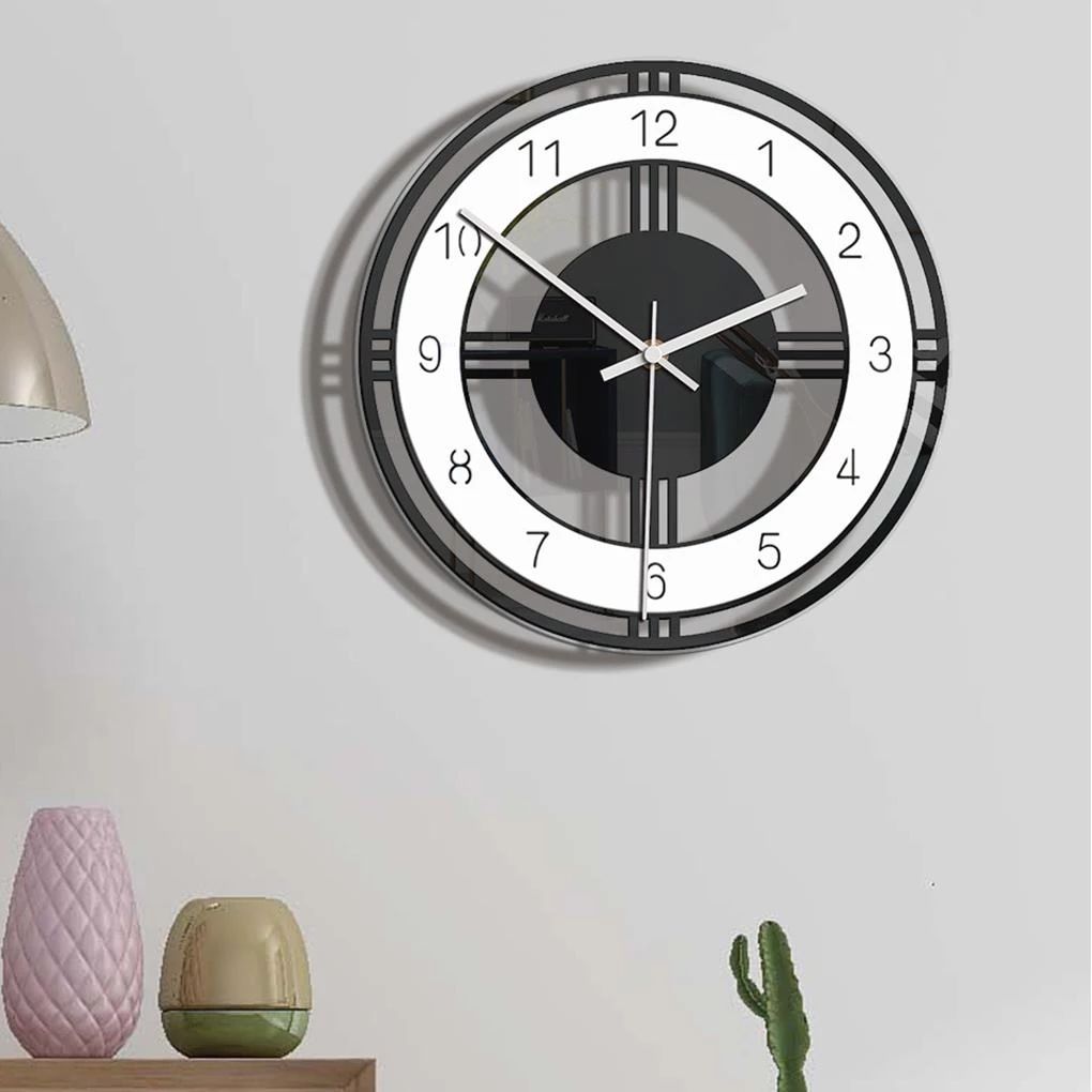Creative 30cm Acrylic Wall Clock Modern Nordic Minimalist Silent Design