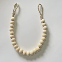 Creative Natural Wood Beaded Toilet Paper Roll Holder Toilet paper holder Toilet Paper Holders