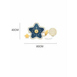 Creative Star Wall Clock | Stylish Metal Iron Frame
