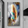 Crystal Porcelain Decorative Painting Elegant Wall Art for Office Bedroom Kitchen & Living Room (40x80cm)