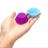 Cupcake Reusable Moulds Set of 12pcs Non Stick Food Grade Silicone Baking Cups
