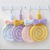 Cute Decorative Hand Towels Set of 4, Soft and Stylish for Bathroom or Kitchen use multi colour