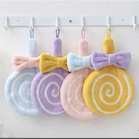 Cute Decorative Hand Towels Set of 4, Soft and Stylish for Bathroom or Kitchen use multi colour