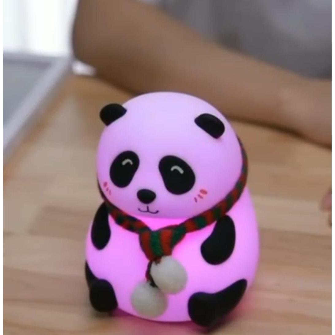 Cute Panda Lamp Portable Night Light