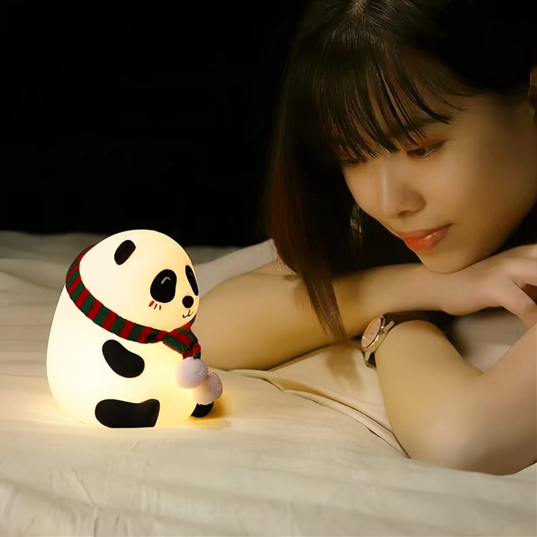 Cute Panda Lamp Portable Night Light