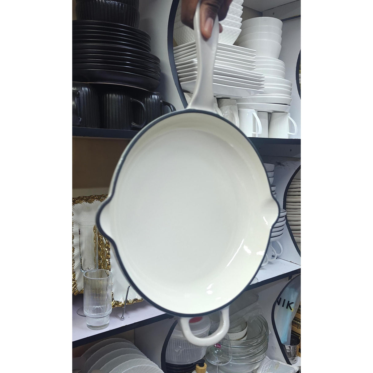 10.5 Inch Cast Iron Nonstick Skillet Frying Pan