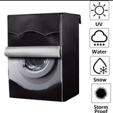 Black Waterproof Washing Machine Cover – Front Load – 12kg Fit – Heavy Duty Nylon- Furaha Finds Kenya