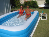 Summer Inflatable Swimming Pool  with Pump – Family Size