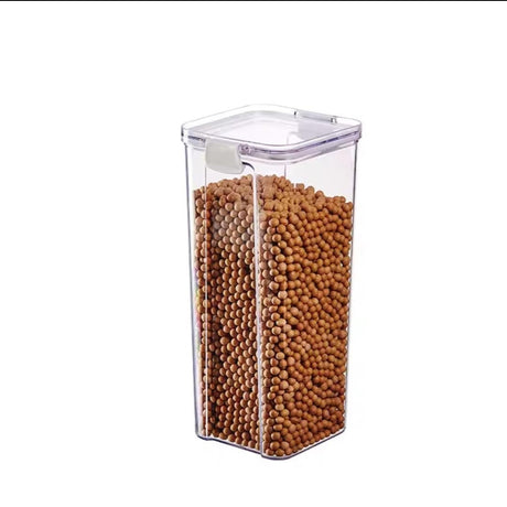 Acrylic Cereal Storage Container – 1800ml Airtight Food Storage Box- Furaha Finds Kenya