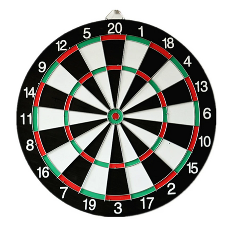Dart Board Game Set with 2 Pairs of Arrows for Indoor Fun
