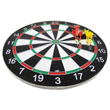 Dart Board Game Set with 2 Pairs of Arrows for Indoor Fun