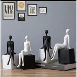Decorative Sitting Figure Model Bookend. Decor Arts & Entertainment