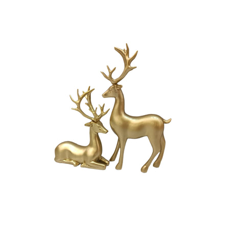 Deer Ceramic Decor Pair.
