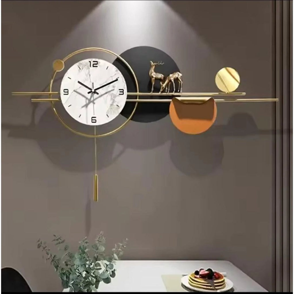 Deer Design Wall Clock Clocks Wall Clocks