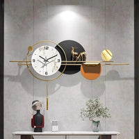 Deer Design Wall Clock Clocks Wall Clocks