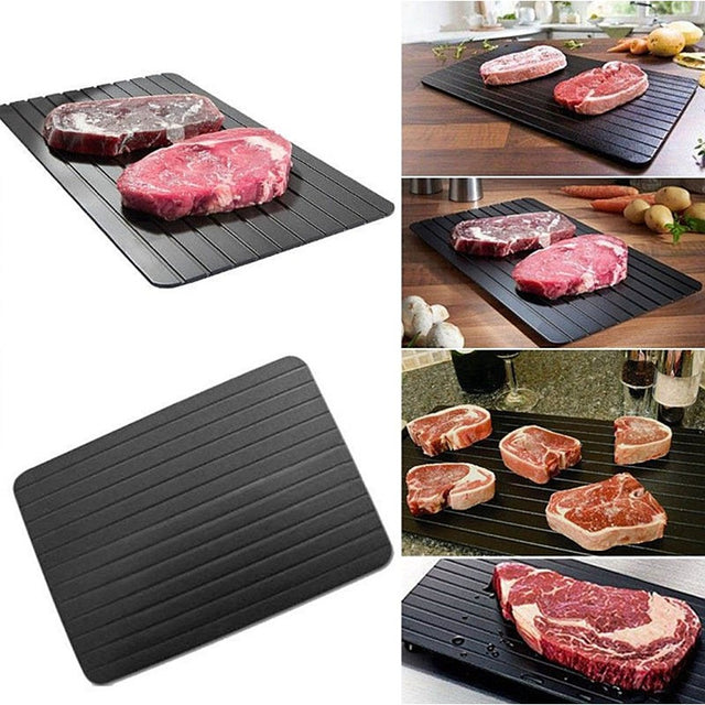 Defrost Tray Nonstick, Fast Defrosting Kitchen Tool | 35.5cm x 20.5cm | Defrosting Meats, Poultry, Fish, And Vegetables