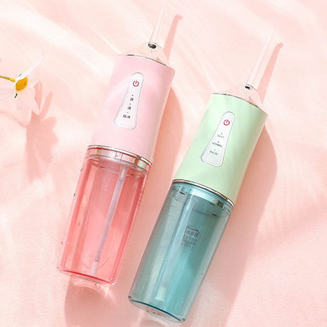 Dental Water Jet Oral Irrigator with 4 Nozzles – Teeth Cleaner & Flosser