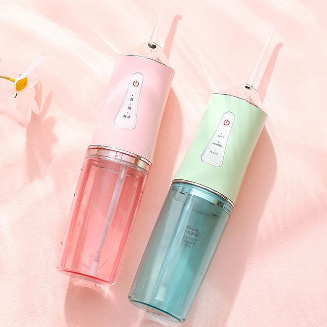 Dental Water Jet Oral Irrigator with 4 Nozzles – Teeth Cleaner & Flosser