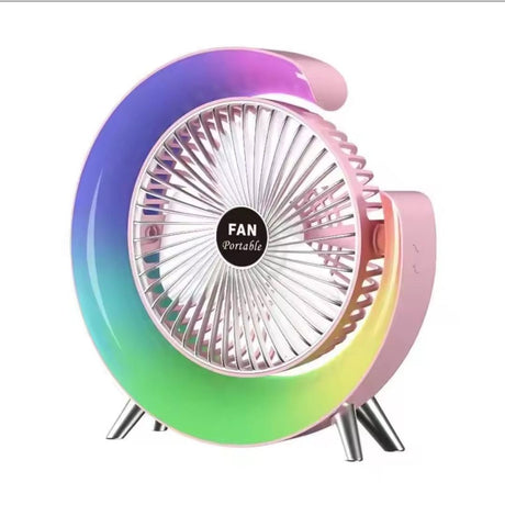Portable Rechargeable Desktop Fan Compact Powerful & Energy Efficient