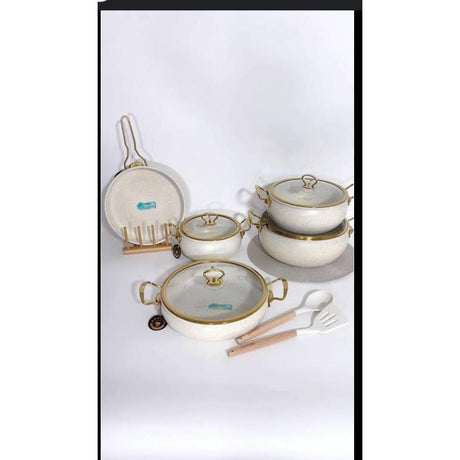 Donnor 11pcs Granite Cookware Set Premium 6 Layer Nonstick Coating