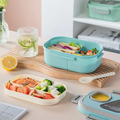 Double Layer 1400ml Lunch Box with Cutlery Set – Leak-Proof & Microwave Safe Lunch Boxes & Bottles Lunch Containers